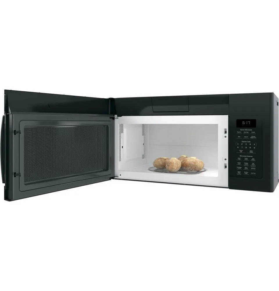 Ge Appliances JVM6175DKBB Ge? 1.7 Cu. Ft. Over-The-Range Sensor Microwave Oven