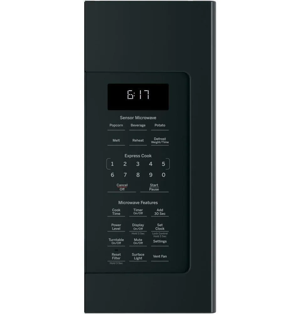Ge Appliances JVM6175DKBB Ge? 1.7 Cu. Ft. Over-The-Range Sensor Microwave Oven