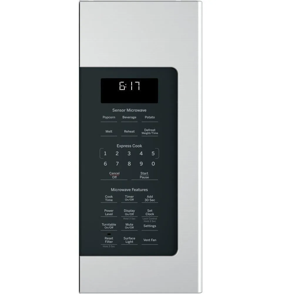 Ge Appliances JVM6175YKFS Ge? 1.7 Cu. Ft. Over-The-Range Sensor Fingerprint Resistant Microwave Oven