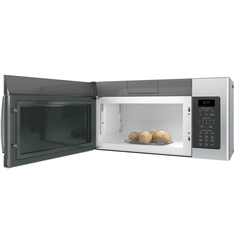 Ge Appliances JVM6175YKFS Ge? 1.7 Cu. Ft. Over-The-Range Sensor Fingerprint Resistant Microwave Oven