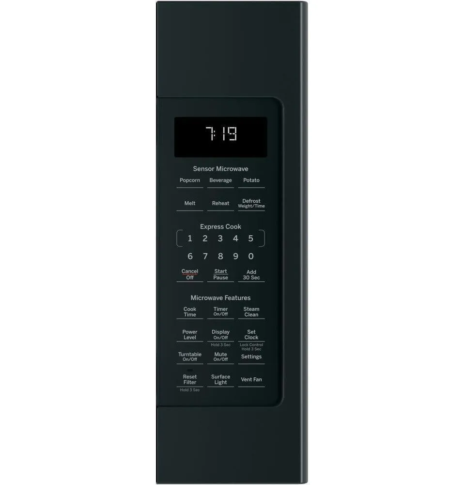 Ge Appliances JVM7195DKBB Ge? 1.9 Cu. Ft. Over-The-Range Sensor Microwave Oven