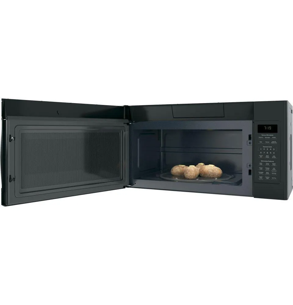 Ge Appliances JVM7195DKBB Ge? 1.9 Cu. Ft. Over-The-Range Sensor Microwave Oven