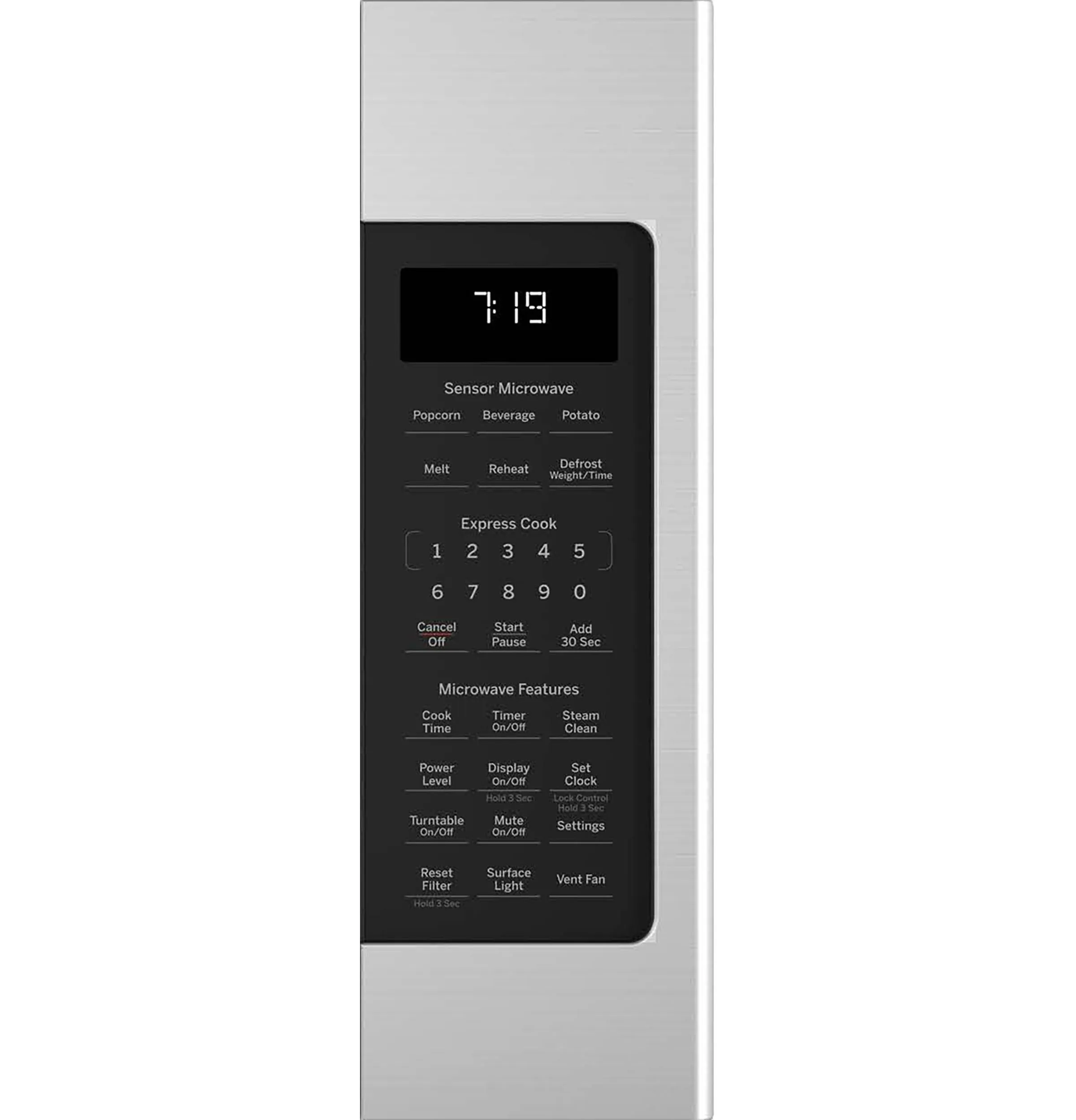 Ge Appliances JVM7195RWSS Ge? 1.9 Cu. Ft. Over-The-Range Sensor Microwave Oven