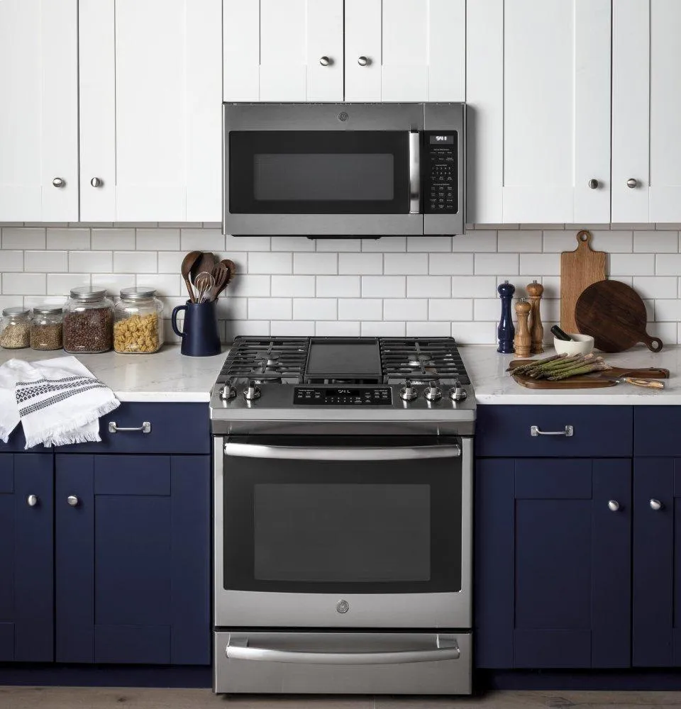 Ge Appliances JVM7195SKSS Ge? 1.9 Cu. Ft. Over-The-Range Sensor Microwave Oven