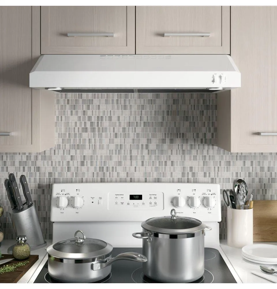 Ge Appliances JVX5305DJWW Ge? 30" Energy Star Certified Under The Cabinet Hood