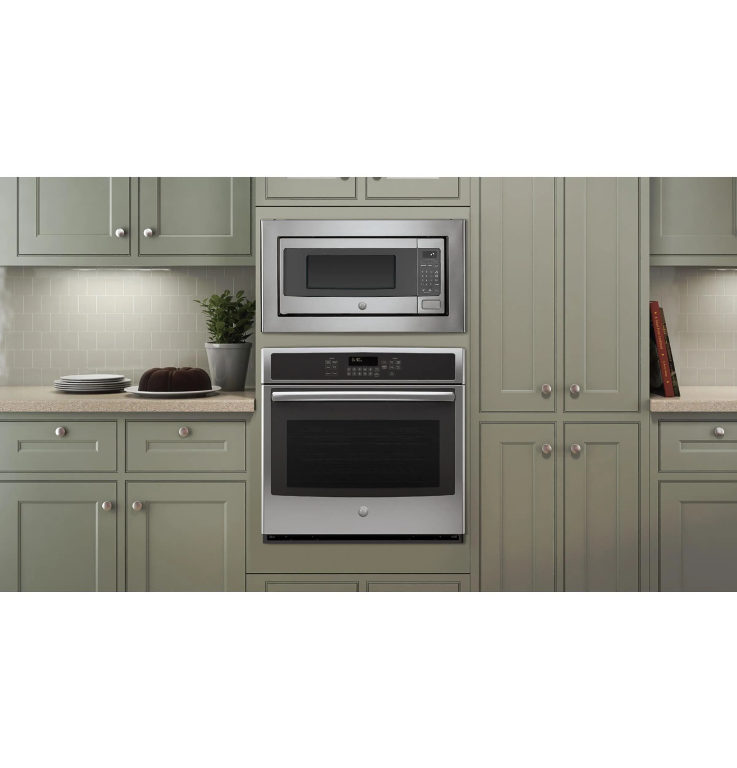 Ge Appliances PCHK11S1WSS Ge Profile&#8482; 1.1 Cu. Ft. Countertop Microwave Oven