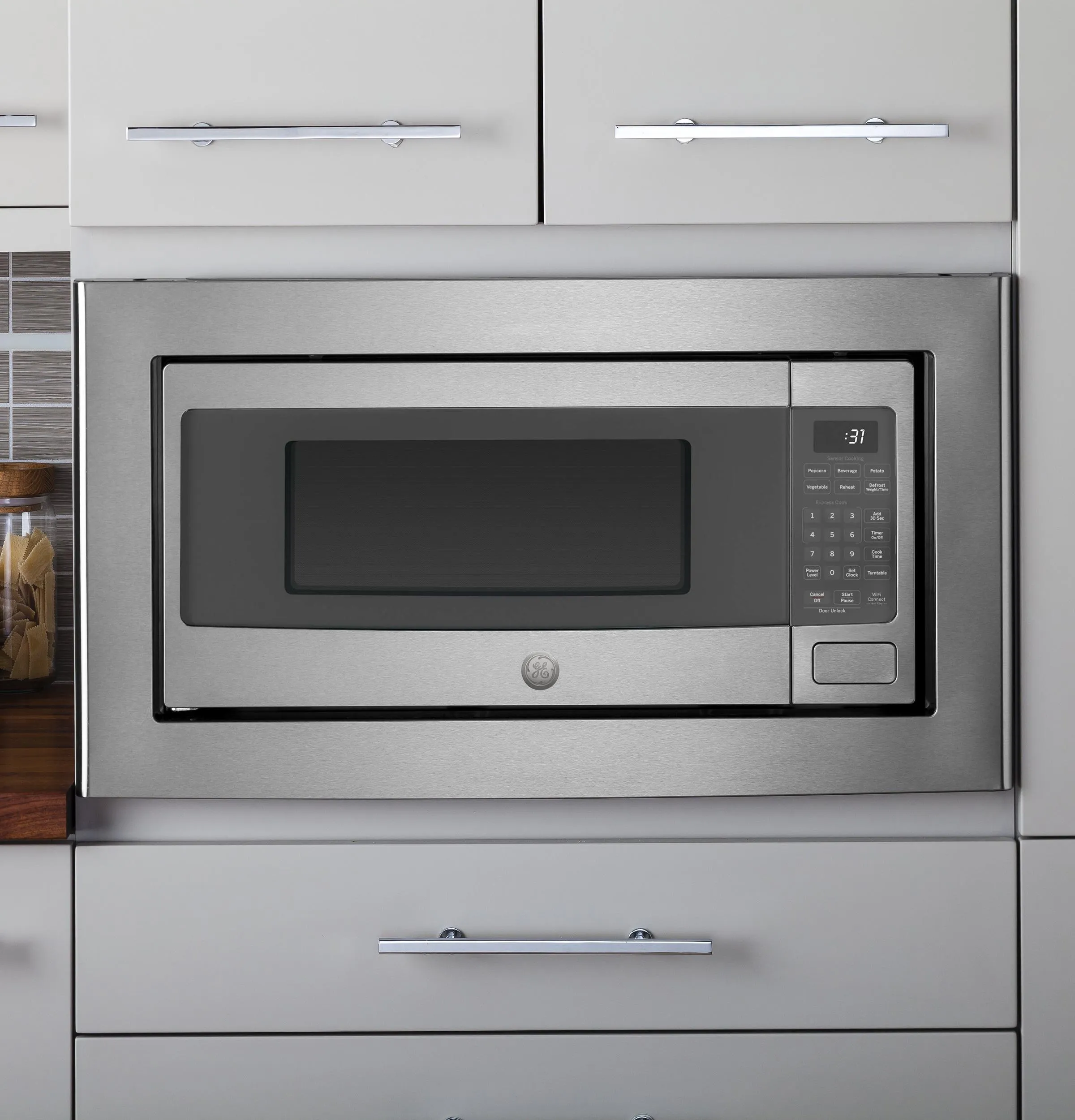 Ge Appliances PCHK11S1WSS Ge Profile&#8482; 1.1 Cu. Ft. Countertop Microwave Oven