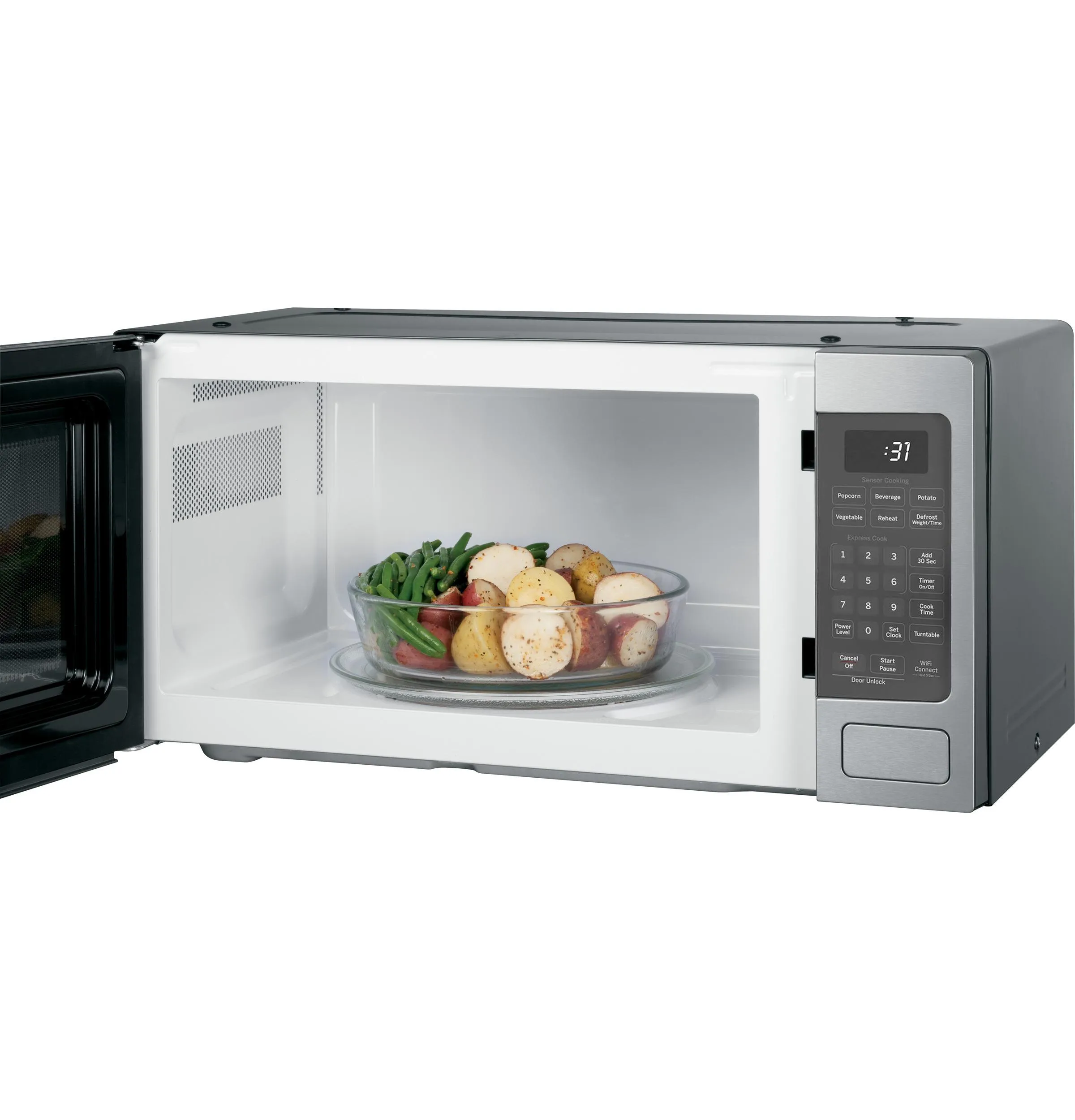 Ge Appliances PCHK11S1WSS Ge Profile&#8482; 1.1 Cu. Ft. Countertop Microwave Oven