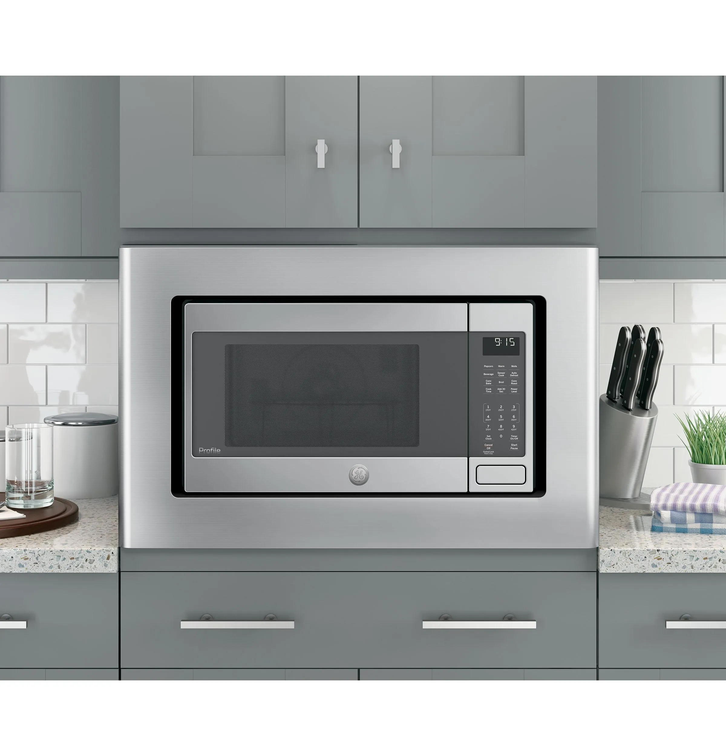 Ge Appliances PCWK15C1WSS Ge Profile&#8482; 1.5 Cu. Ft. Countertop Convection/Microwave Oven