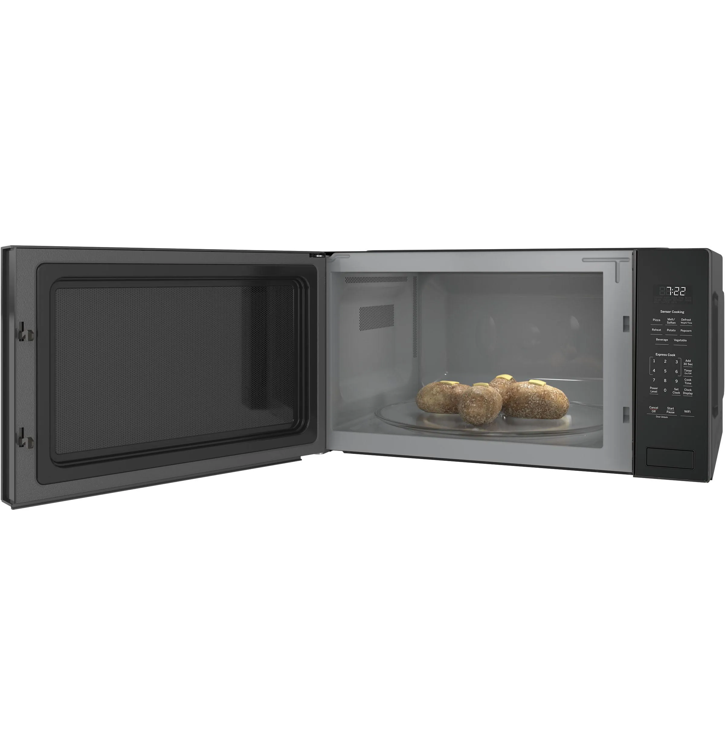 Ge Appliances PCWK22U1WDD Ge Profile&#8482; 2.2 Cu. Ft. Built-In Sensor Microwave Oven