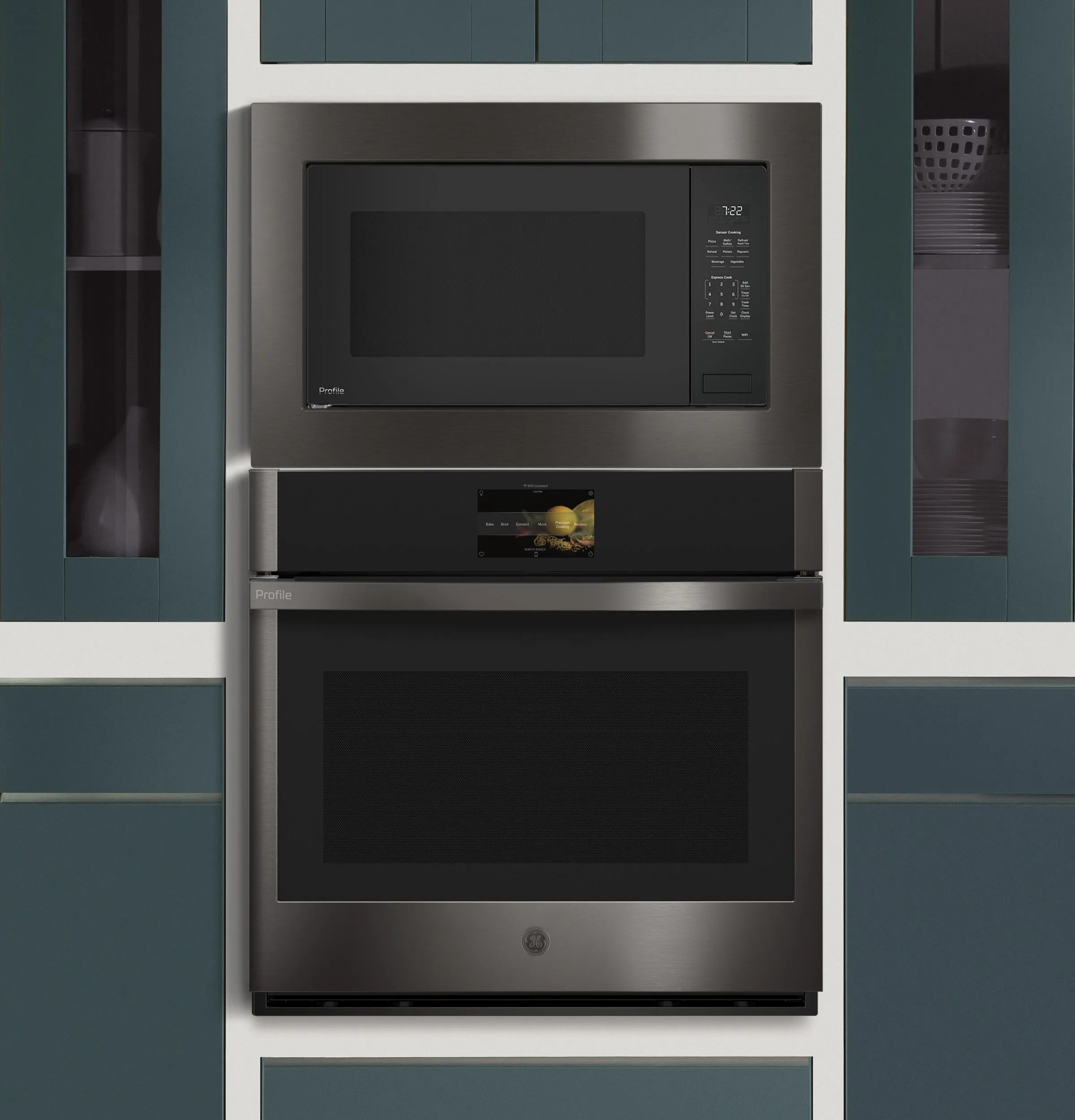 Ge Appliances PCWK22U1WDD Ge Profile&#8482; 2.2 Cu. Ft. Built-In Sensor Microwave Oven
