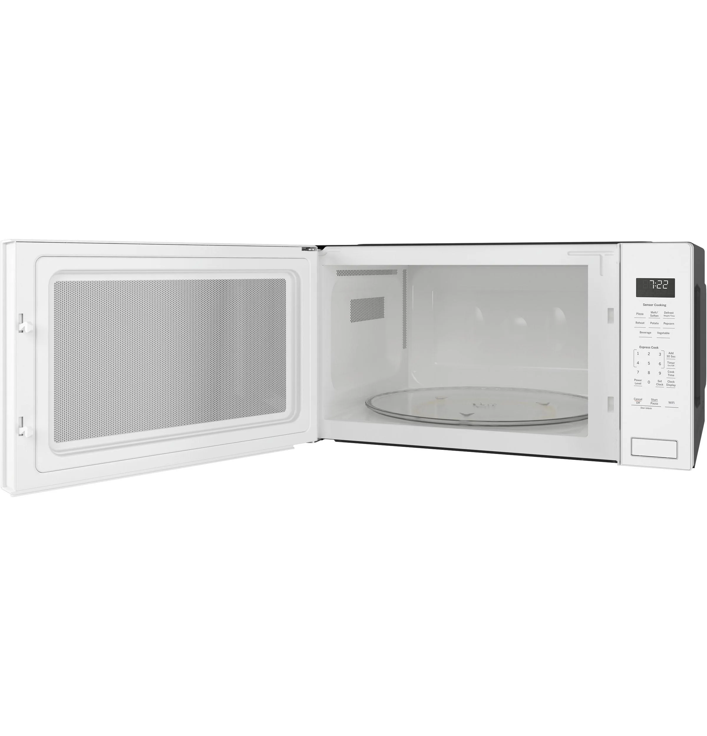 Ge Appliances PCWK22U1WWW Ge Profile&#8482; 2.2 Cu. Ft. Built-In Sensor Microwave Oven
