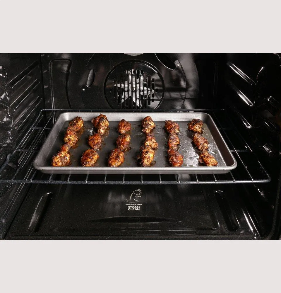 Ge Appliances PGB965YPFS Ge Profile&#8482; 30" Free-Standing Gas Double Oven Convection Fingerprint Resistant Range With No Preheat Air Fry