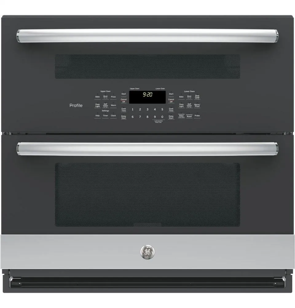 Ge Appliances PT9200SLSS Ge Profile&#8482; 30" Built-In Twin Flex Convection Wall Oven