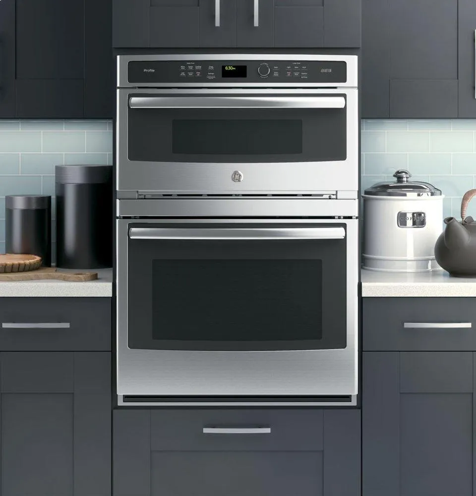 Ge Appliances PT9800SHSS Ge Profile&#8482; 30 In. Combination Double Wall Oven With Convection And Advantium? Technology