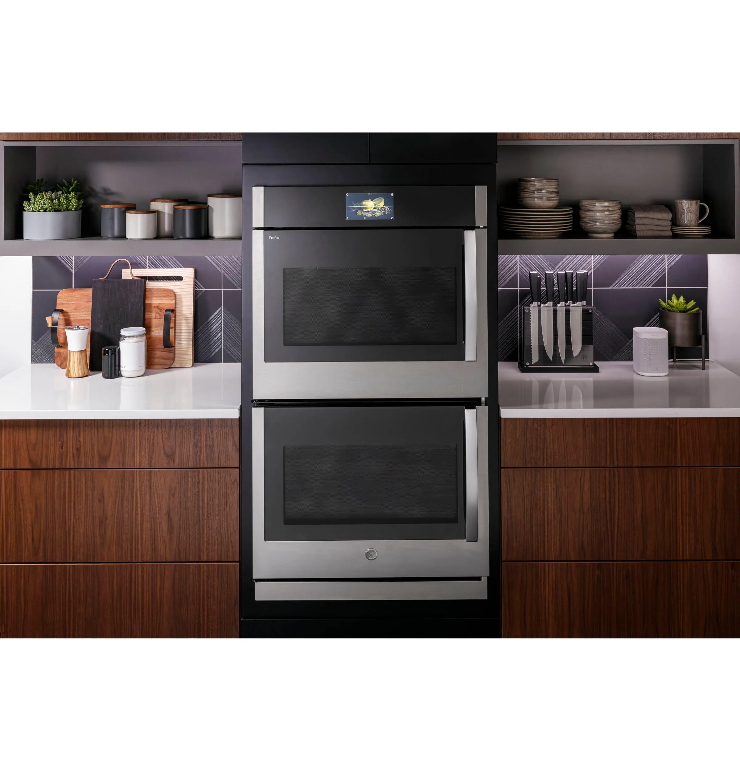 Ge Appliances PTD700LSNSS Ge Profile&#8482; 30" Smart Built-In Convection Double Wall Oven With Left-Hand Side-Swing Doors