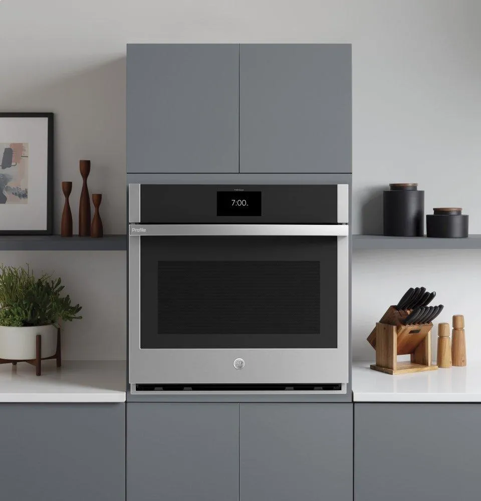 Ge Appliances PTS7000SNSS Ge Profile&#8482; 30" Smart Built-In Convection Single Wall Oven With No Preheat Air Fry And Precision Cooking
