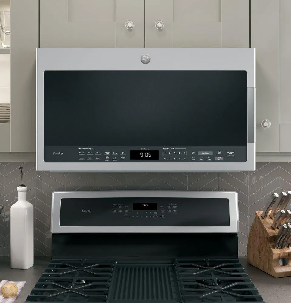 Ge Appliances PVM9005SJSS Ge Profile&#8482; 2.1 Cu. Ft. Over-The-Range Sensor Microwave Oven