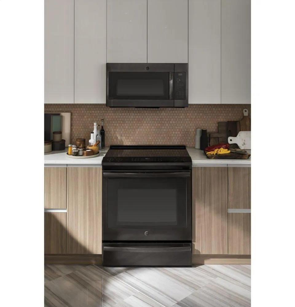 Ge Appliances PVM9179BLTS Ge Profile&#8482; 1.7 Cu. Ft. Convection Over-The-Range Microwave Oven
