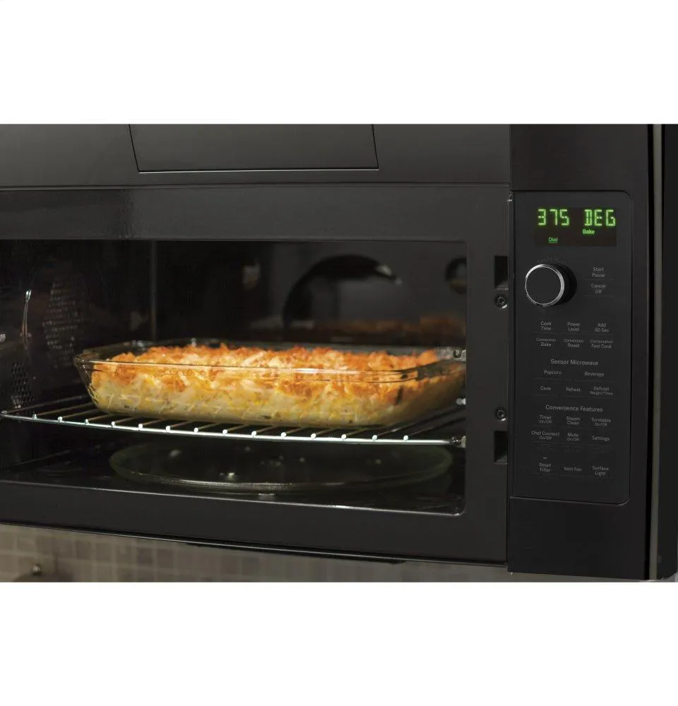 Ge Appliances PVM9179DKBB Ge Profile&#8482; 1.7 Cu. Ft. Convection Over-The-Range Microwave Oven