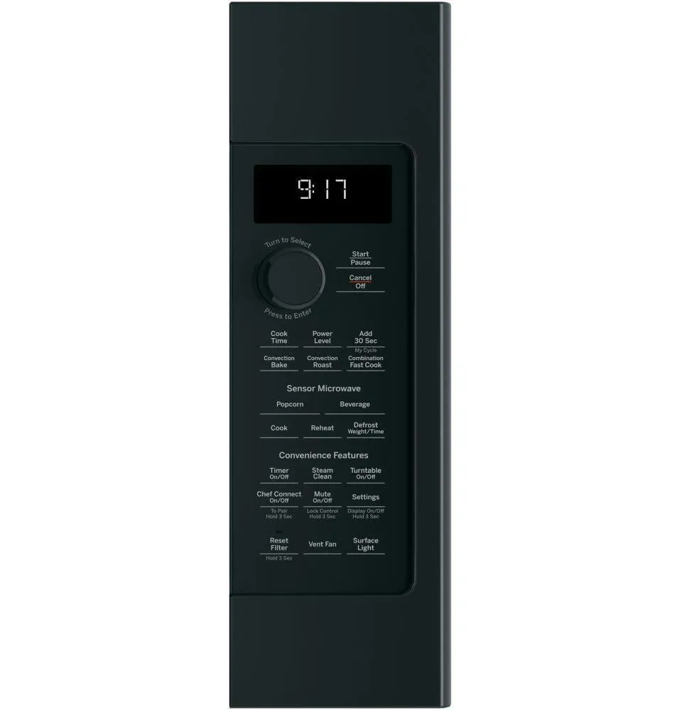 Ge Appliances PVM9179DKBB Ge Profile&#8482; 1.7 Cu. Ft. Convection Over-The-Range Microwave Oven