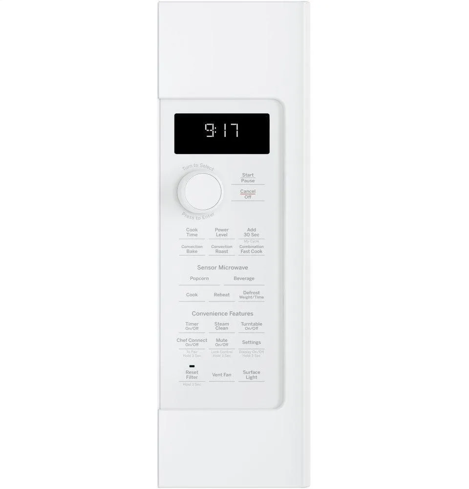 Ge Appliances PVM9179DRWW Ge Profile&#8482; 1.7 Cu. Ft. Convection Over-The-Range Microwave Oven