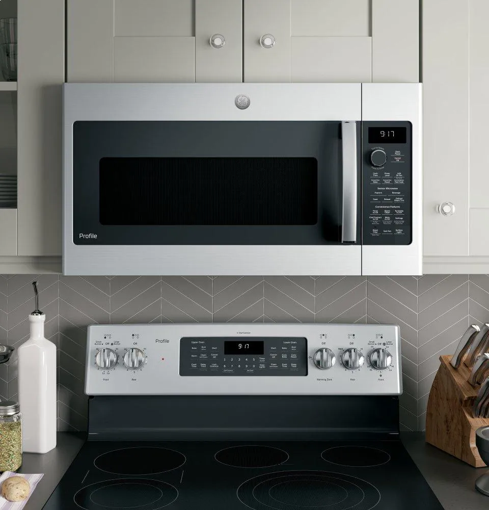 Ge Appliances PVM9179SKSS Ge Profile&#8482; 1.7 Cu. Ft. Convection Over-The-Range Microwave Oven
