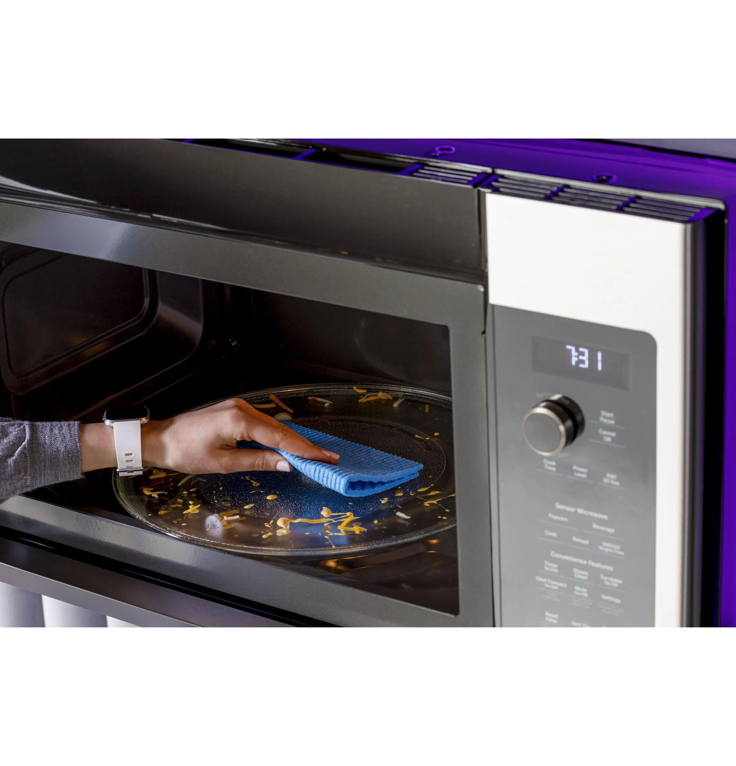 Ge Appliances PVM9225SRSS Ge Profile&#8482; 2.2 Cu. Ft. Over-The-Range Sensor Microwave Oven