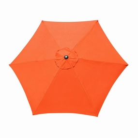 Genoa - 3m Orange Garden Parasoladjustable height outdoor parasol