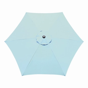 Genoa - 3m Parasol Duck Egg Blueadjustable height outdoor parasol