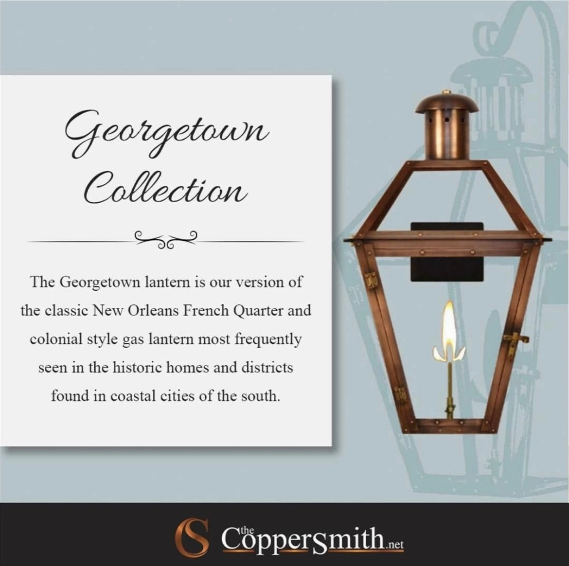 Georgetown 18" Natural Gas Outdoor Wall Sconce