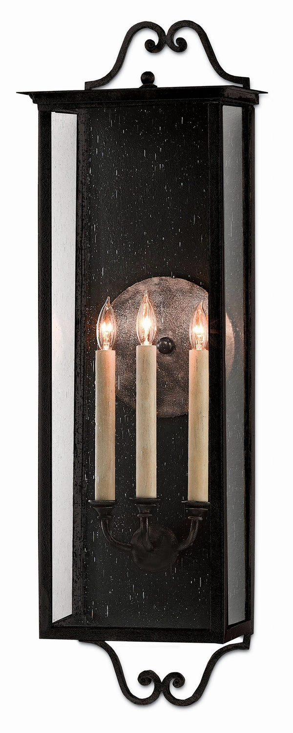 Giatti Collection Three Light Outdoor Wall Sconce MidnightOutdoor wall sconces with motion sensor
