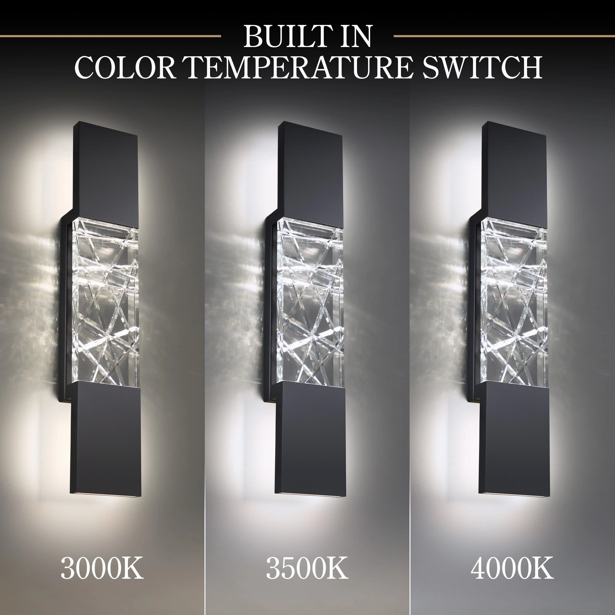 Glacier 27" LED Outdoor Wall Sconce