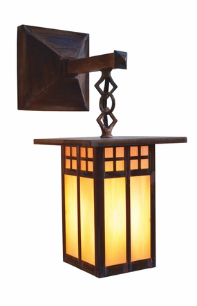 Glasgow One Light Wall Mount Raw CopperOutdoor wall sconces with motion sensor