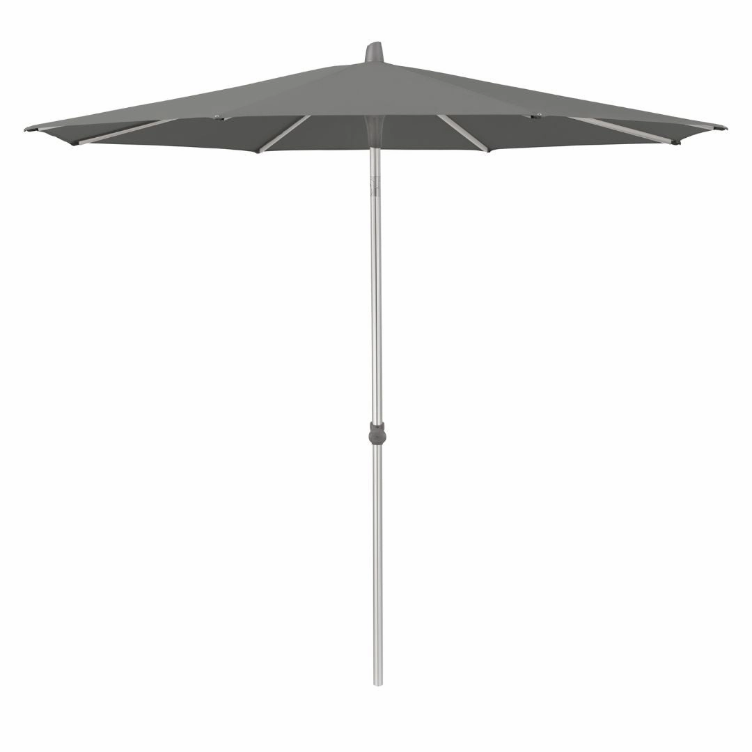 Glatz Alu-Smart Round Garden Parasol 2.5madjustable height outdoor parasol