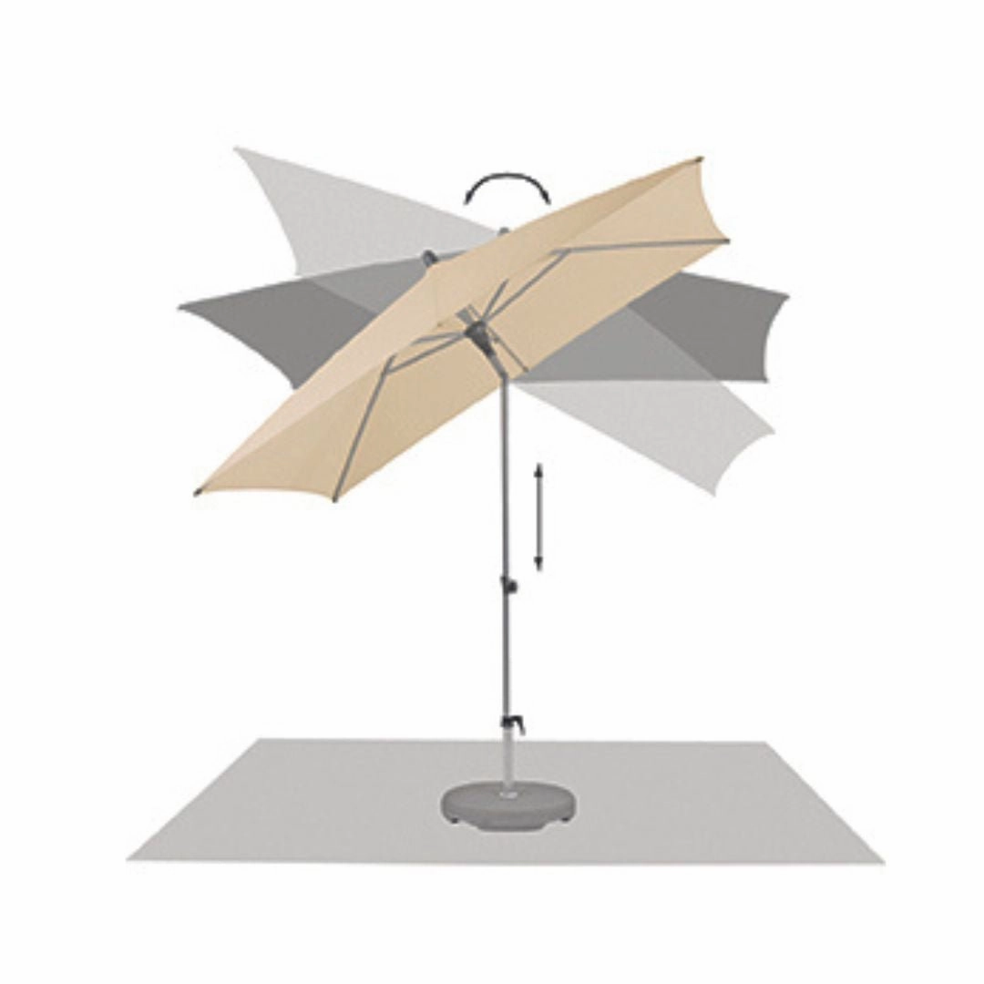Glatz Alu-Smart Round Garden Parasol 3m