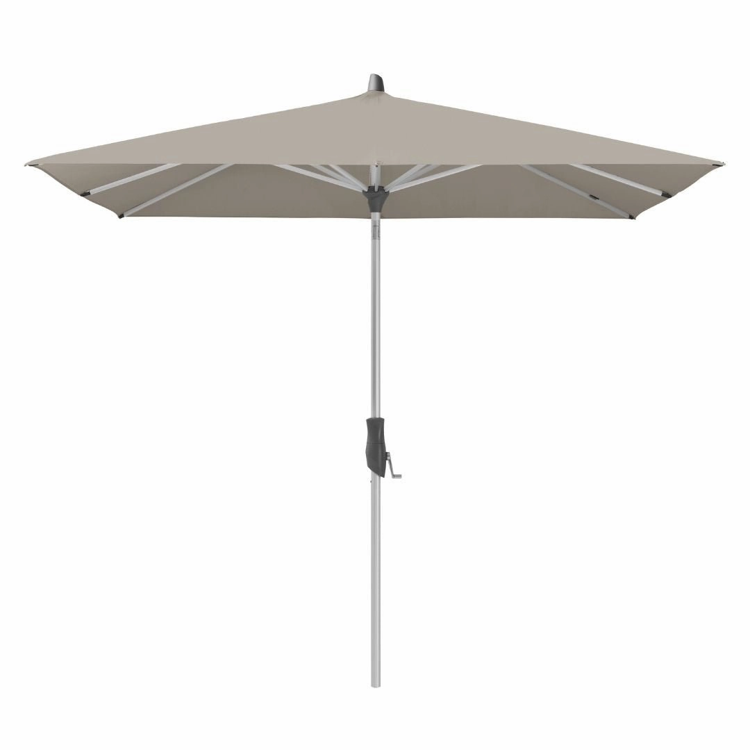 Glatz Alu-Twist Rectangular Garden Parasol 2.5m x 2madjustable height outdoor parasol