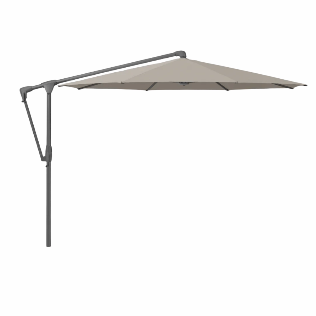 Glatz Sunwing Casa Free Arm Garden Parasol 3.3m Roundadjustable height outdoor parasol