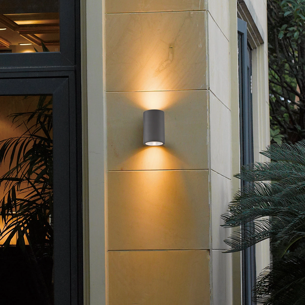 Glen LED Outdoor Wall Mount Marine Grey
