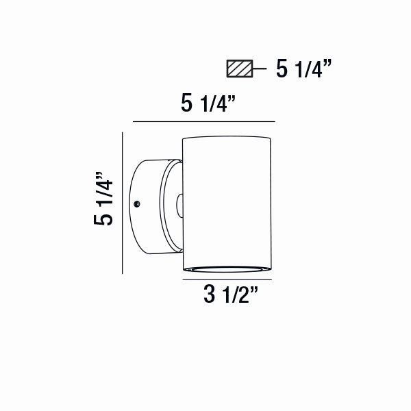 Glen Outdoor LED Wall Mount
