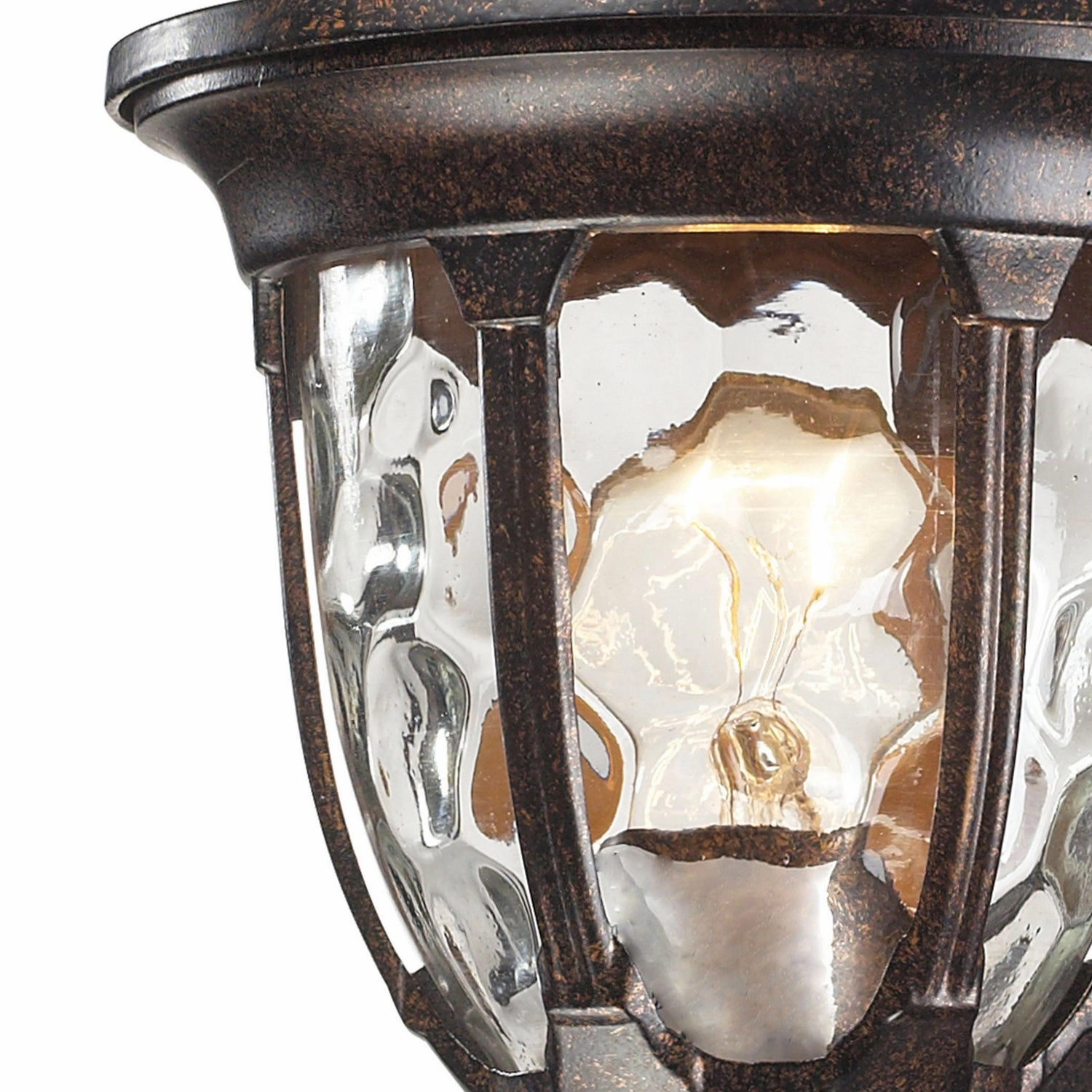 Glendale One Light Outdoor Wall Sconce Regal Bronze