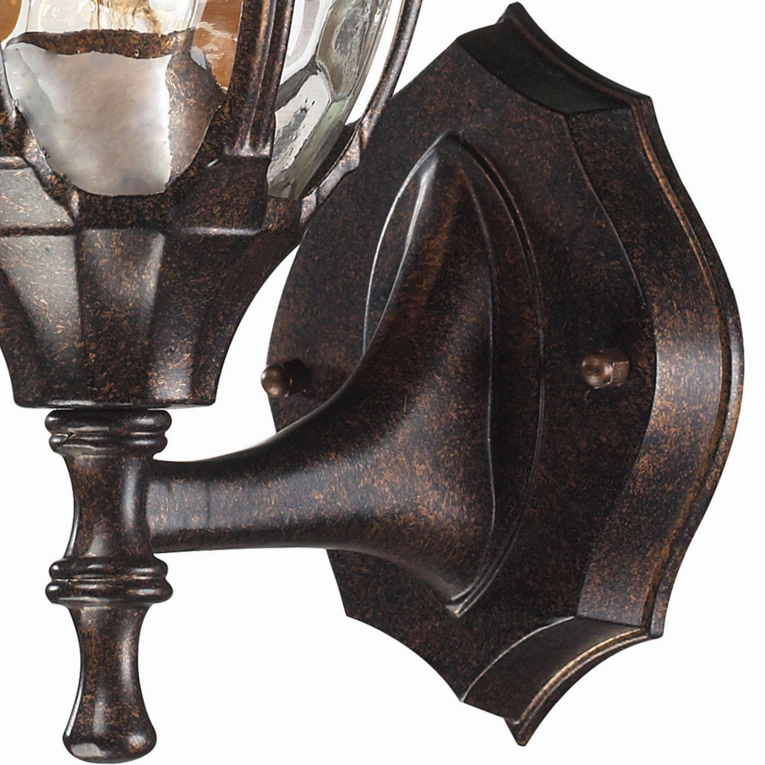 Glendale One Light Outdoor Wall Sconce Regal Bronze