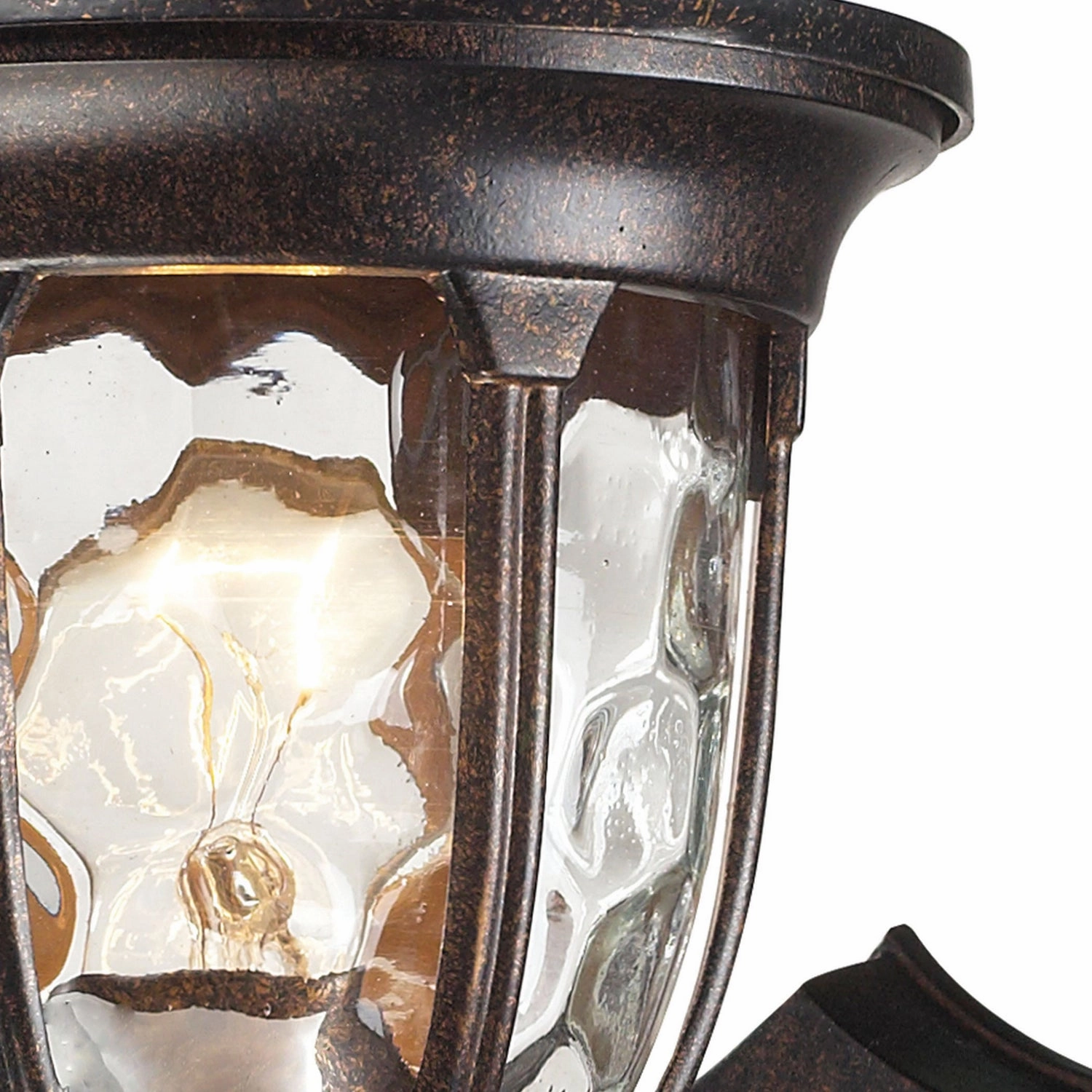 Glendale One Light Outdoor Wall Sconce Regal Bronze