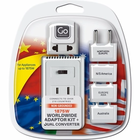 Go Travel Worldwide Adaptor Kit   Converter Best Deal Online Best Deal Today