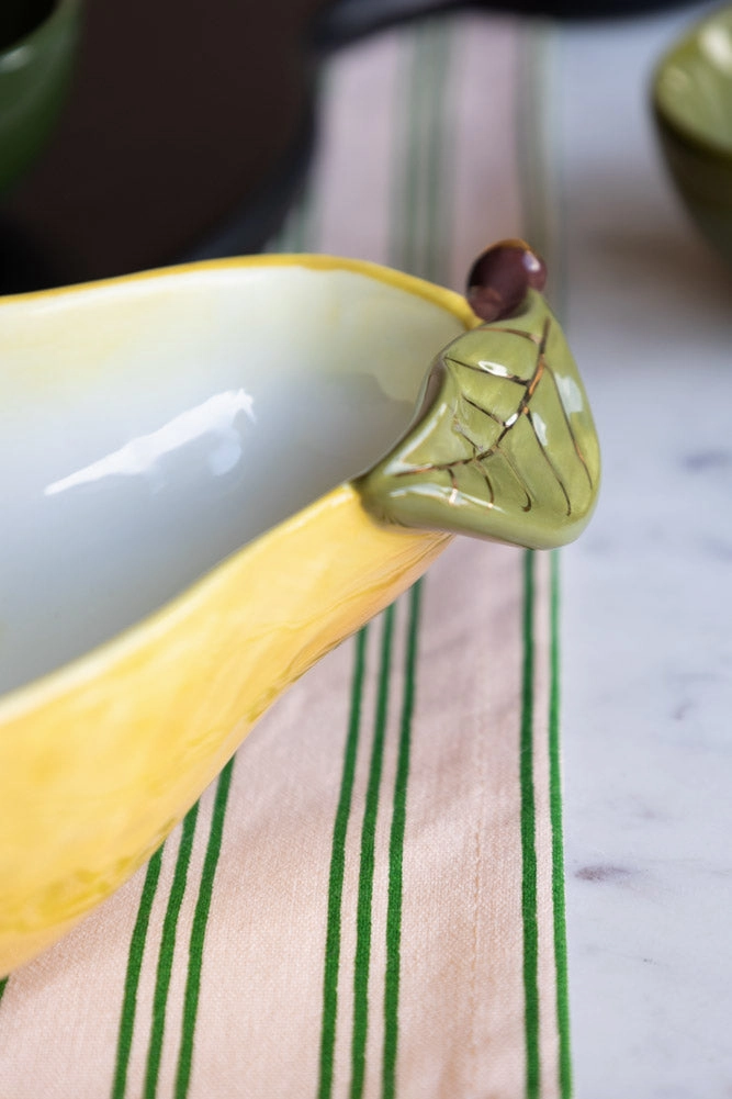 Golden Pear Snack/Serving Bowl