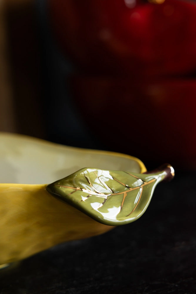 Golden Pear Snack/Serving Bowl