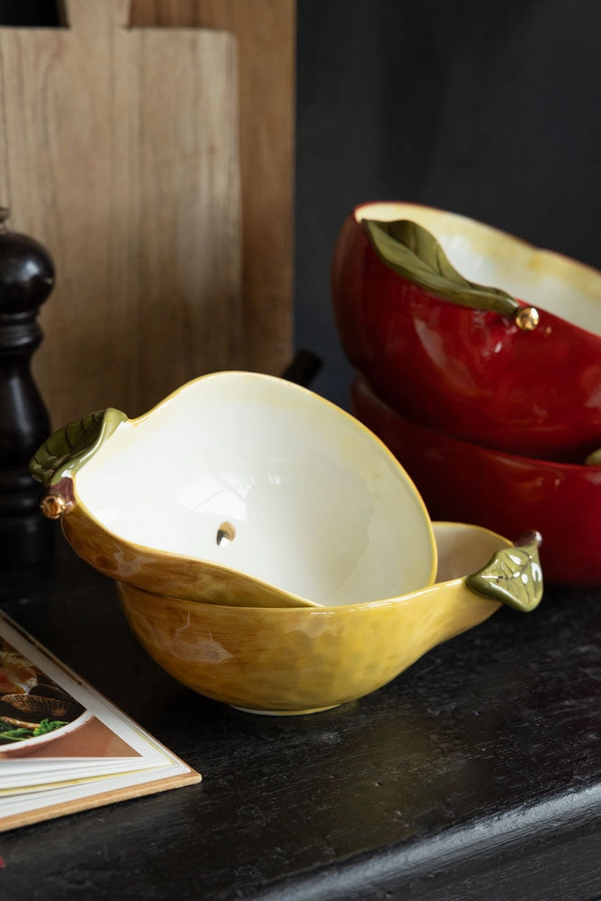 Golden Pear Snack/Serving Bowl