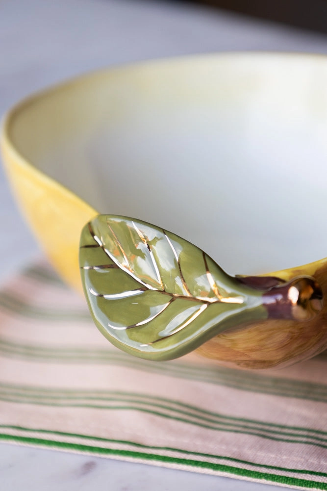 Golden Pear Snack/Serving Bowl