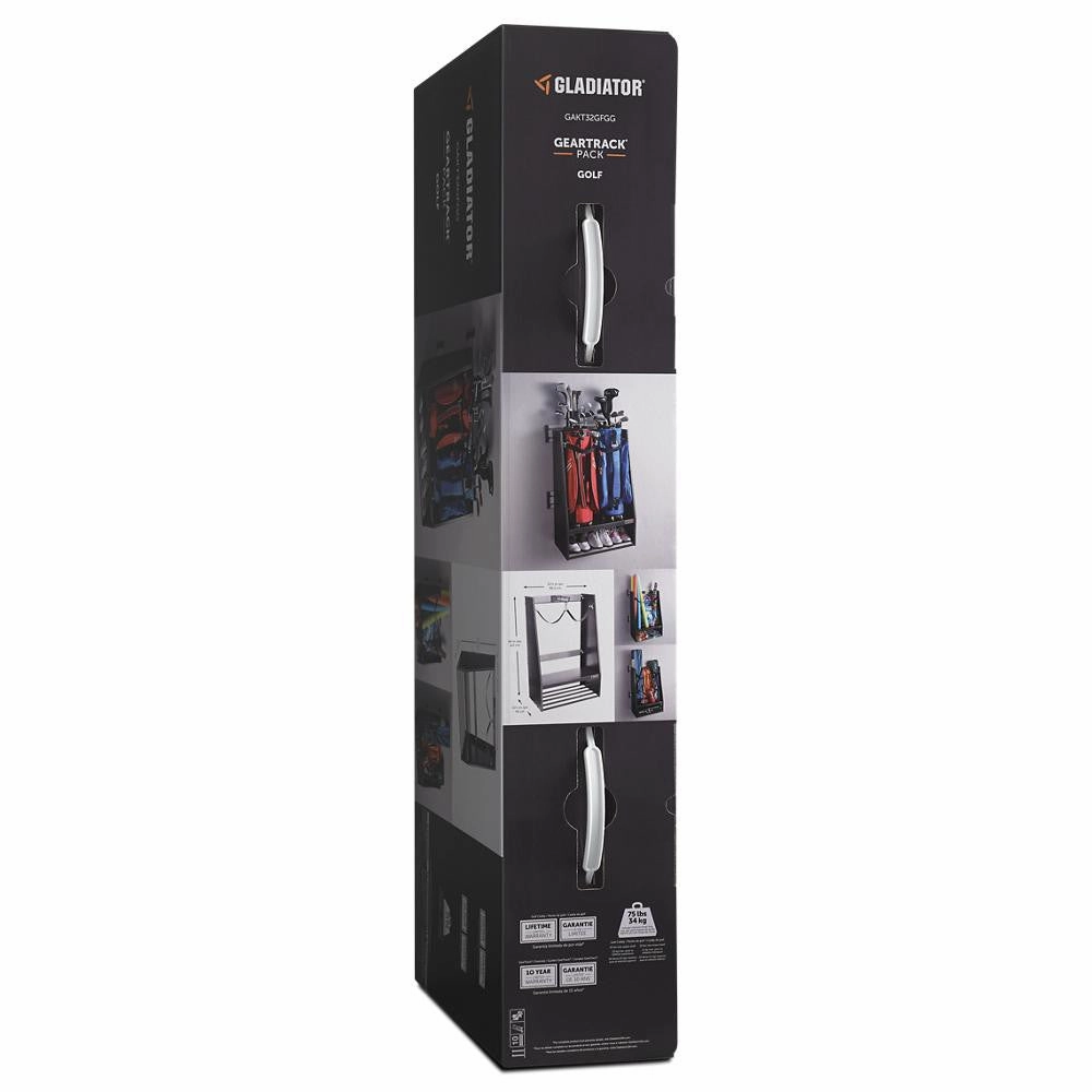 Golf Geartrack Pack - Hammered Granite Wall Accessory