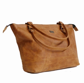 Tan Leather Goods - Daisy Leather Handbag | Toffee Save Big Today Mega Sale Now
